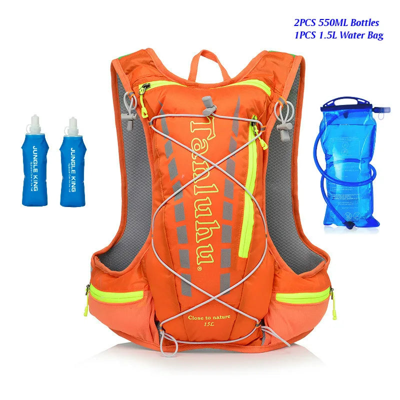 15L cycling running backpack male female
