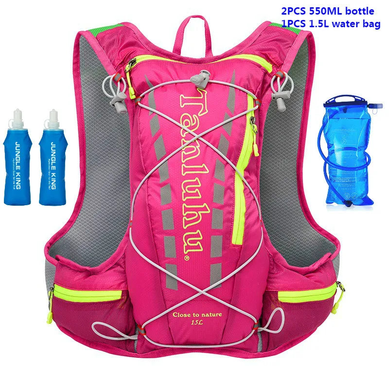 15L cycling running backpack male female