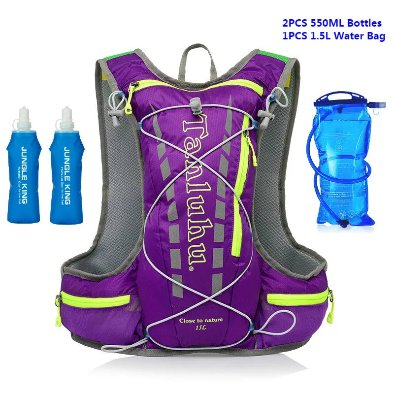 15L cycling running backpack male female