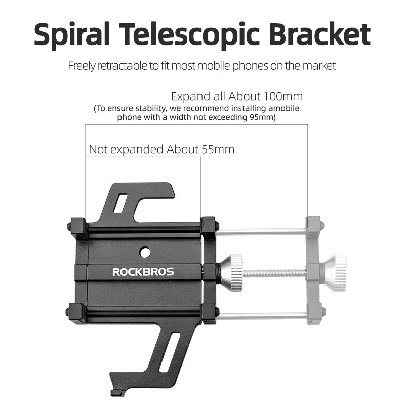 ROCKBROS Phone Holder Motorcycle Electric Bicycle