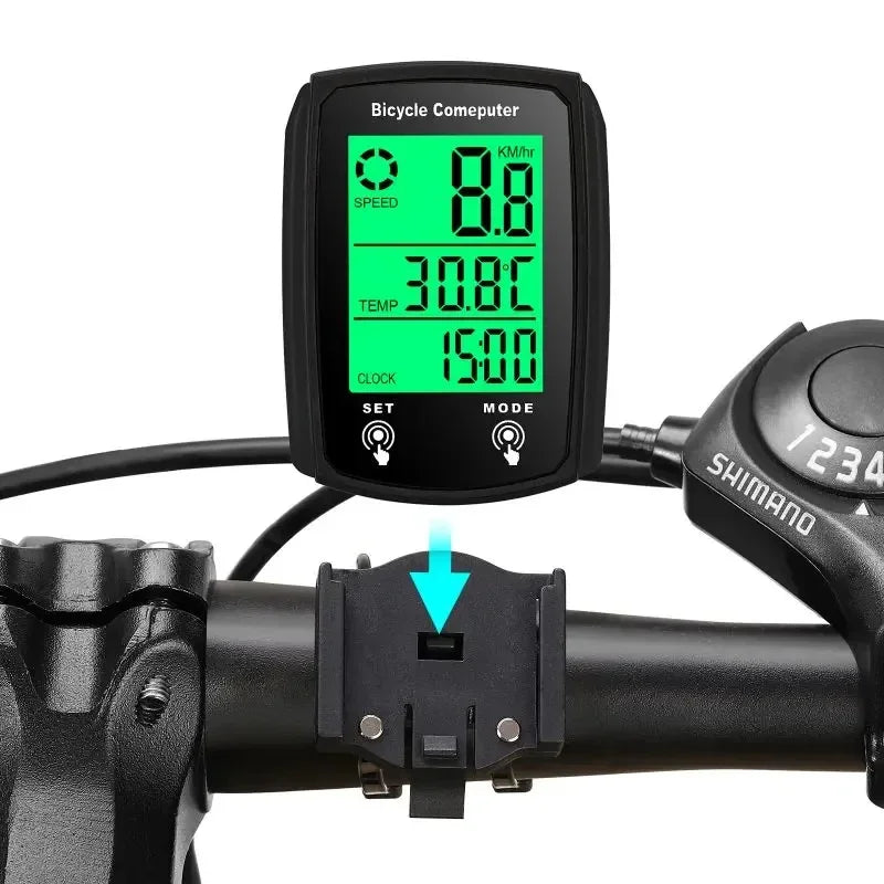 Bicycle Computer LCD Digital Wired Cycling Computer