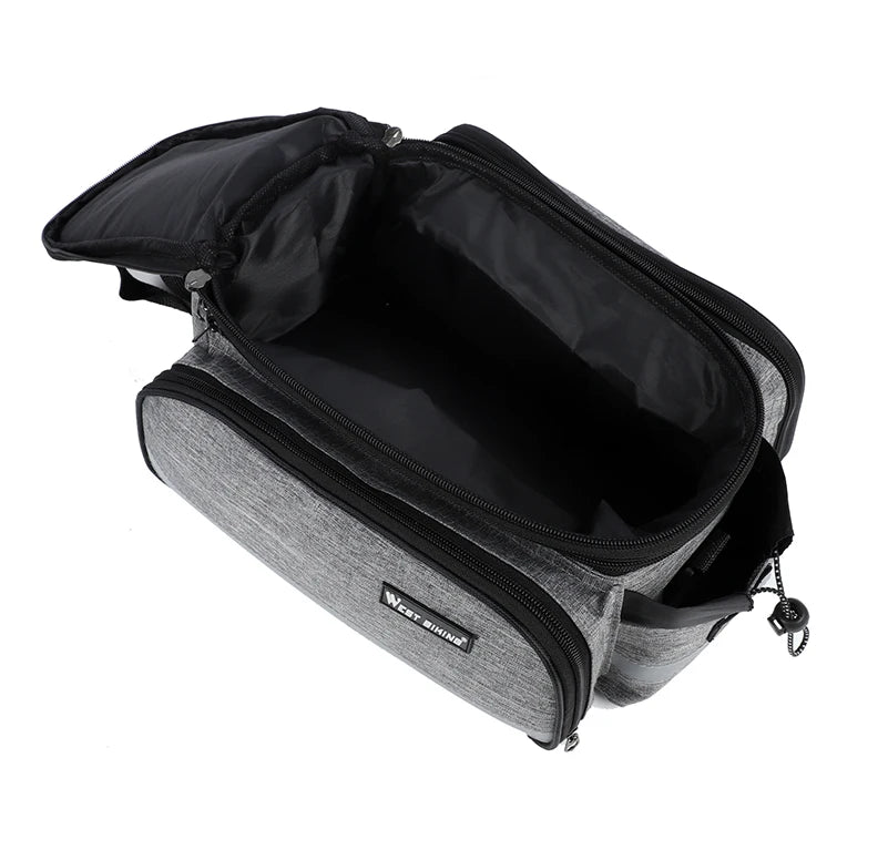 WEST BIKING Bike Rear Rack Bag 15-20L Large Capacity MTB Road Bike Travel Luggage Storage Bags Trunk Panniers Shoulder Handbag