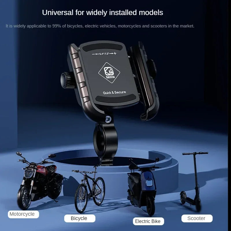 Aluminum Bicycle and Motorcycle Phone Holder
