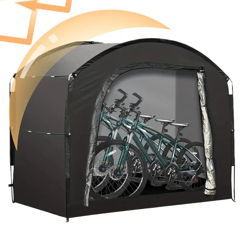 Bicycle tent outdoor storage