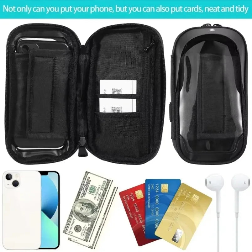 Handlebar Bag Phone Holder Bike Front Frame Phone Bag