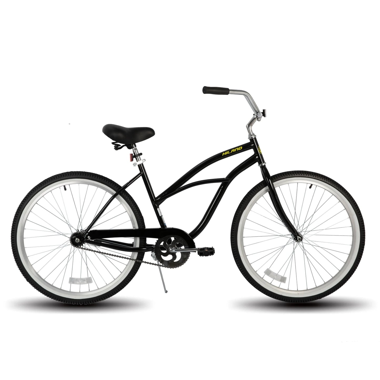HILAND 26 Inch Womens Beach Cruiser Bike, Single Speed