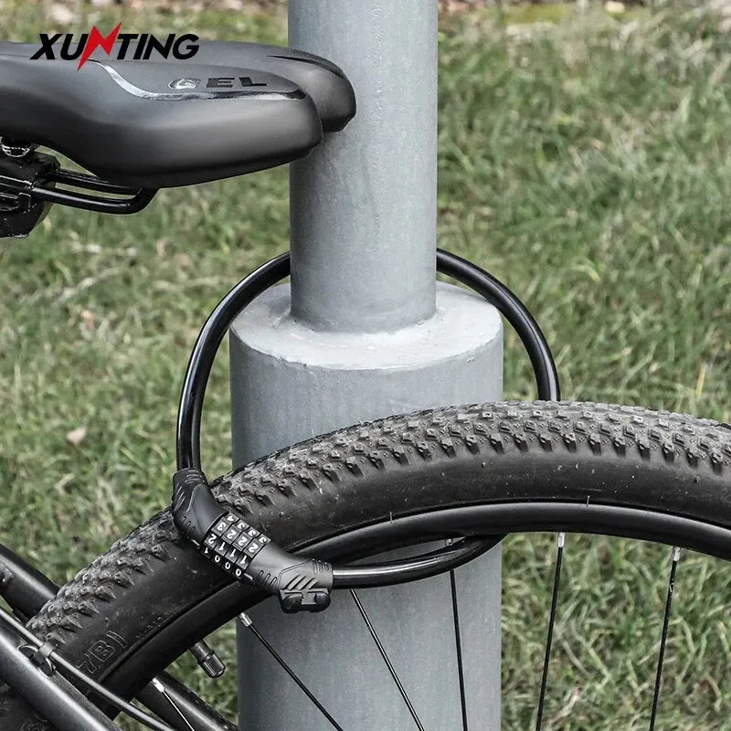 Xunting Bike Cable Lock 54cm Bike Locks Cable 5 Feet Coiled
