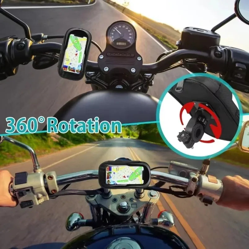 Handlebar Bag Phone Holder Bike Front Frame Phone Bag