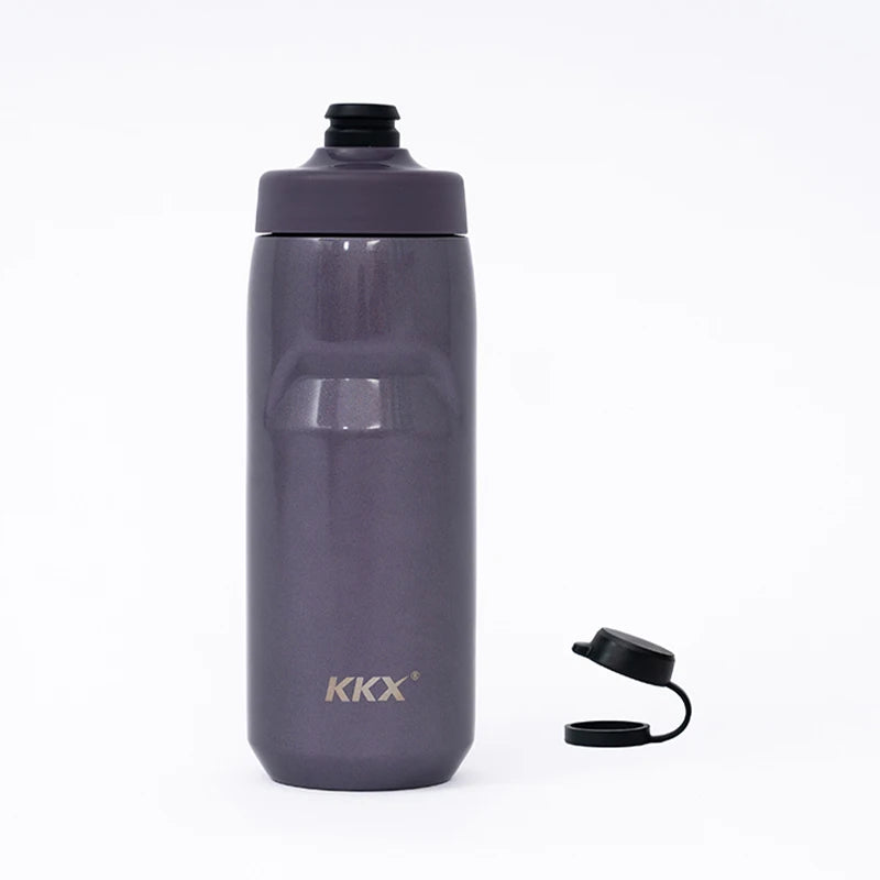 KKX 6 Layer Warm Insulated Cycling Water Bottle 550ML