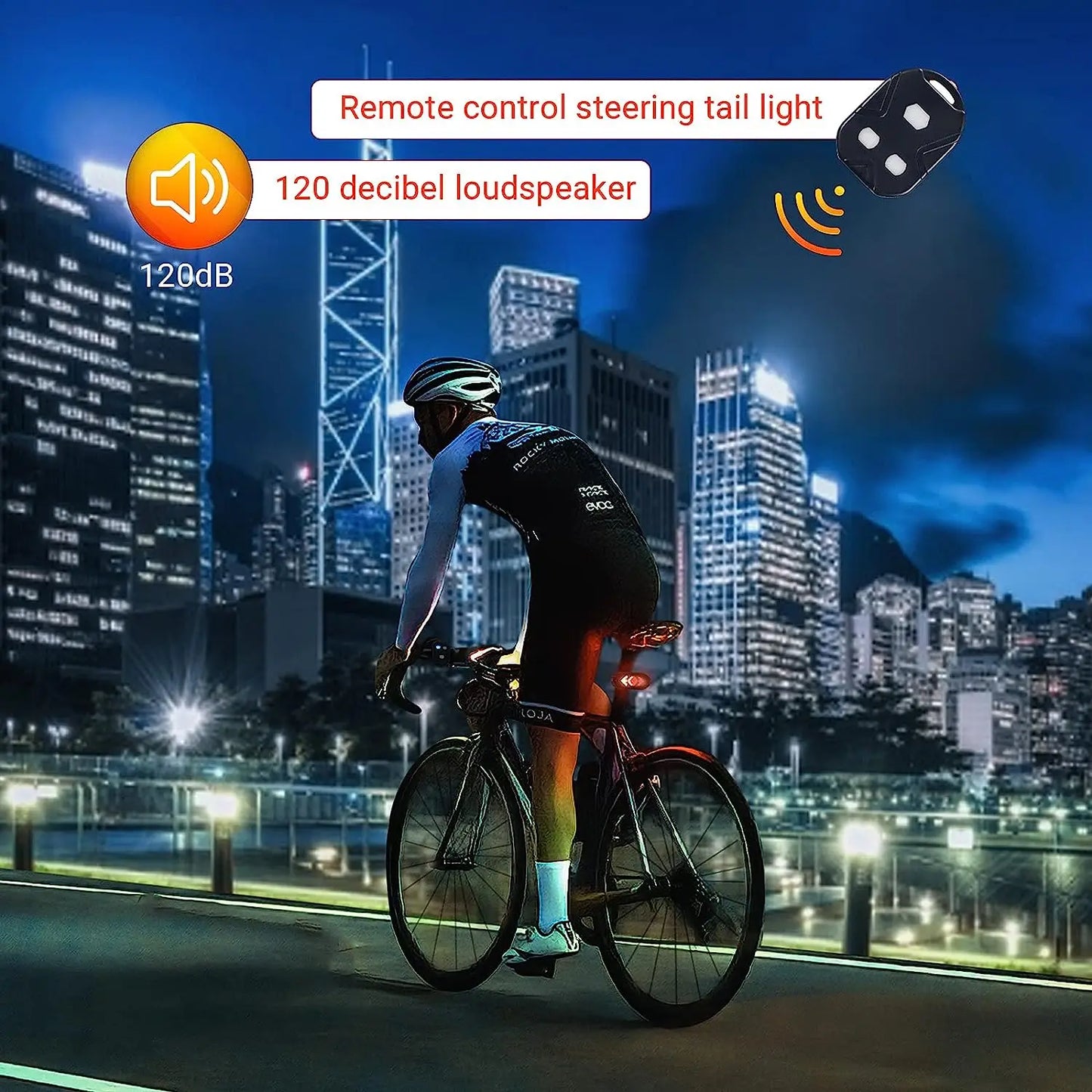 Bicycle Taillight with Turn Signal