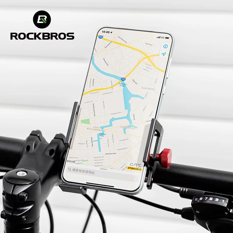 ROCKBROS Bike Phone Holder 360° View Bicycle Phone Holder