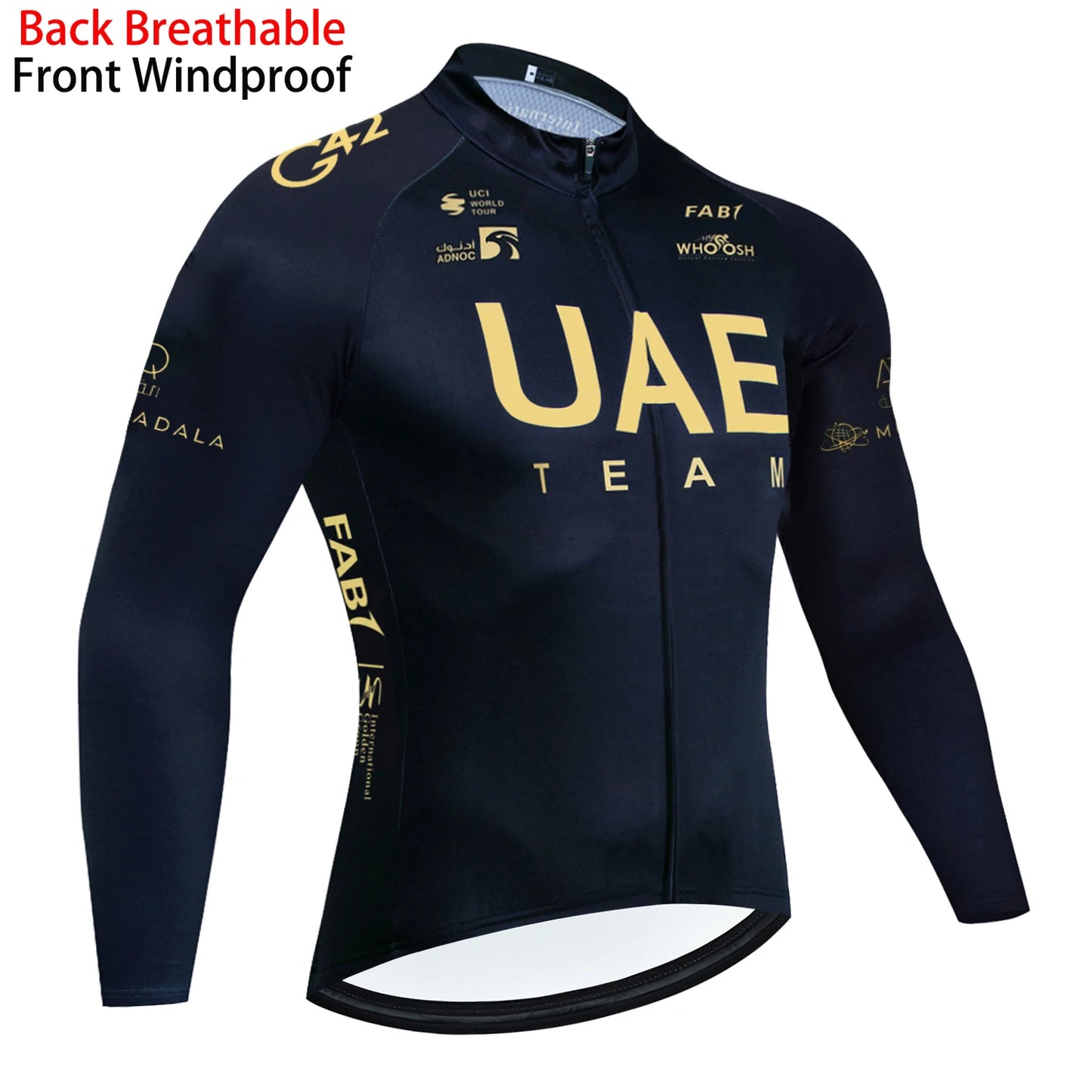 New Gold Windproof Cycling Clothing