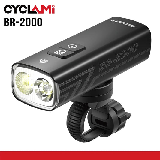 2000 Lumens CYCLAMI Bike Headlight