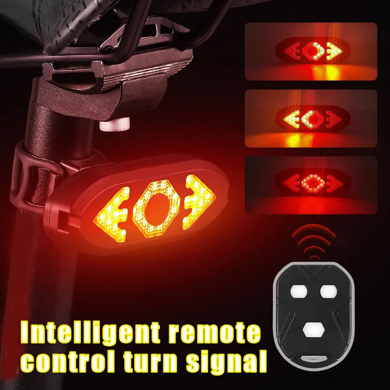 Bicycle Taillight with Turn Signal