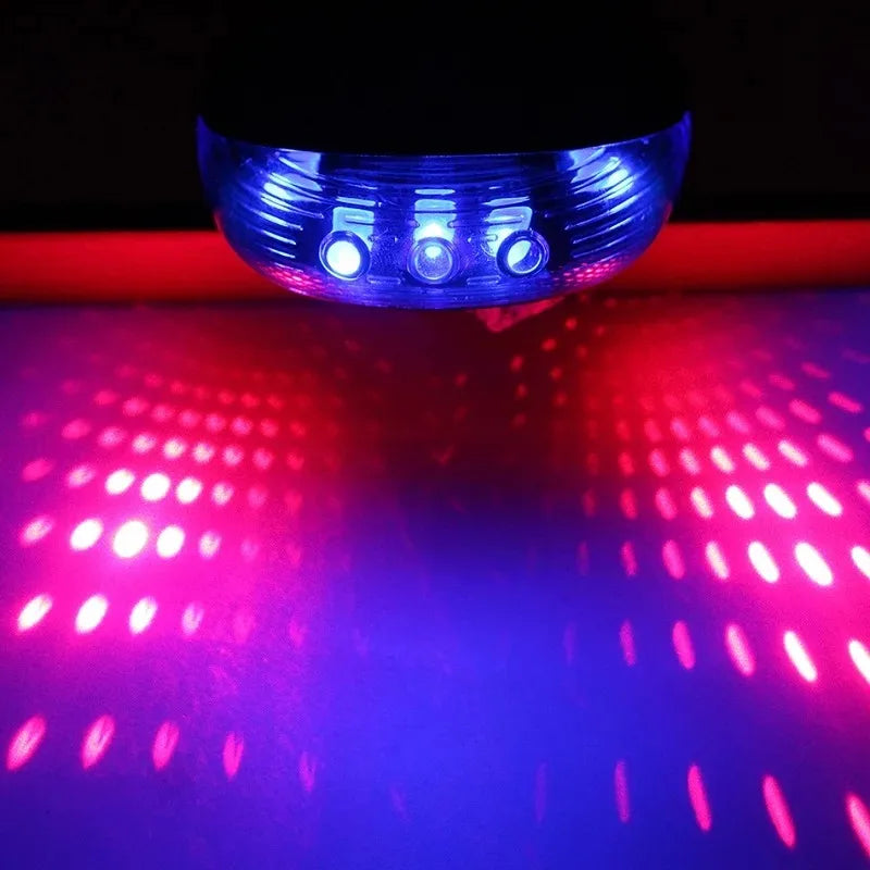 Bicycle Bike LED Lights 2 Lasers 5 LED Waterproof Cycling Taillight