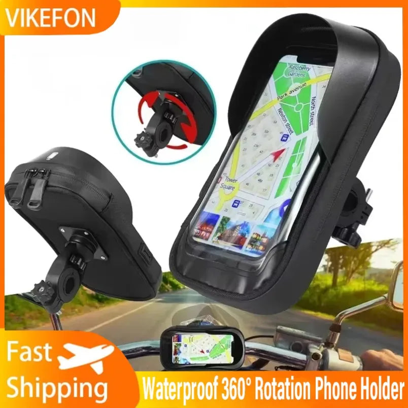 Handlebar Bag Phone Holder Bike Front Frame Phone Bag