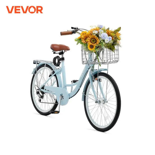 VEVOR Cruiser Bike, 24/26-Inch Beach Cruiser