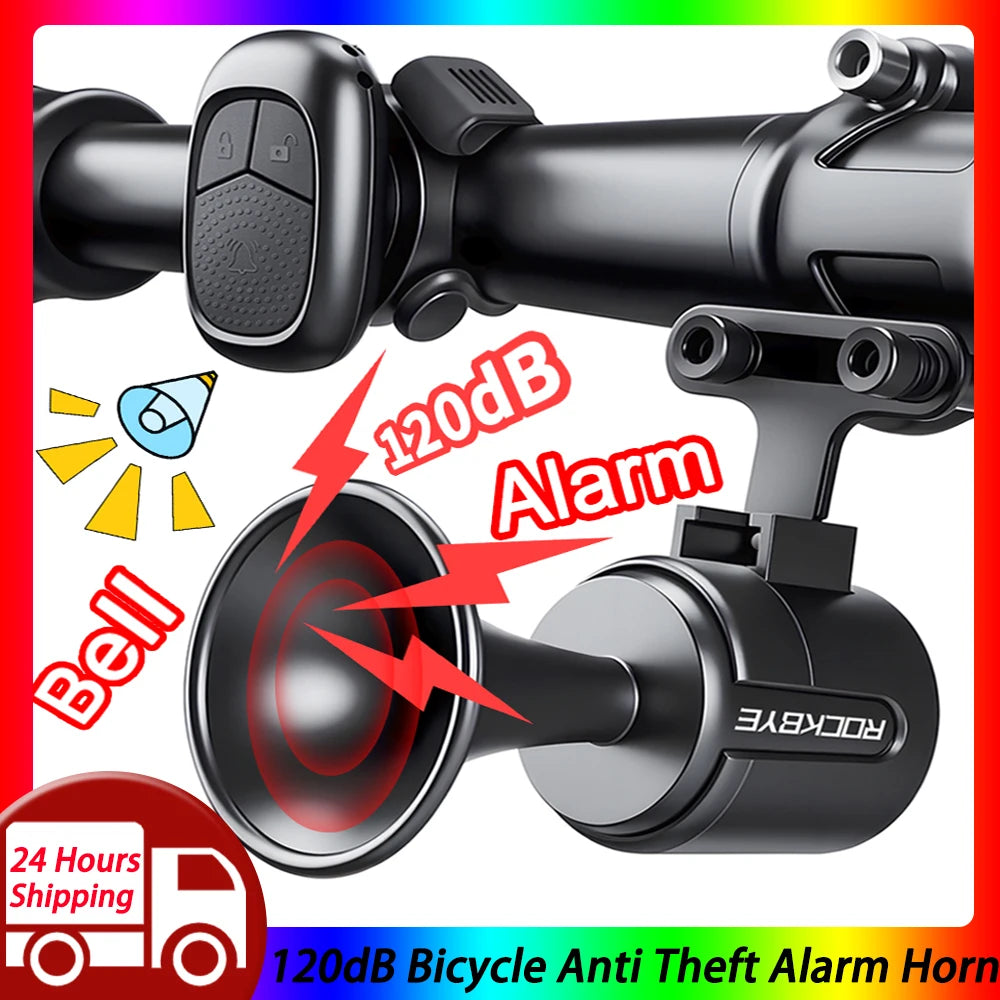Bike Bell With Remote Control For Adults Kids Scooter Ebike
